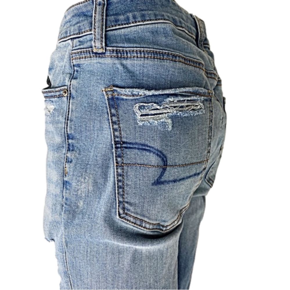 AMERICAN EAGLE OUTFITTERS - Super Stretch Distressed Jeans 👖 - Picture 7 of 12